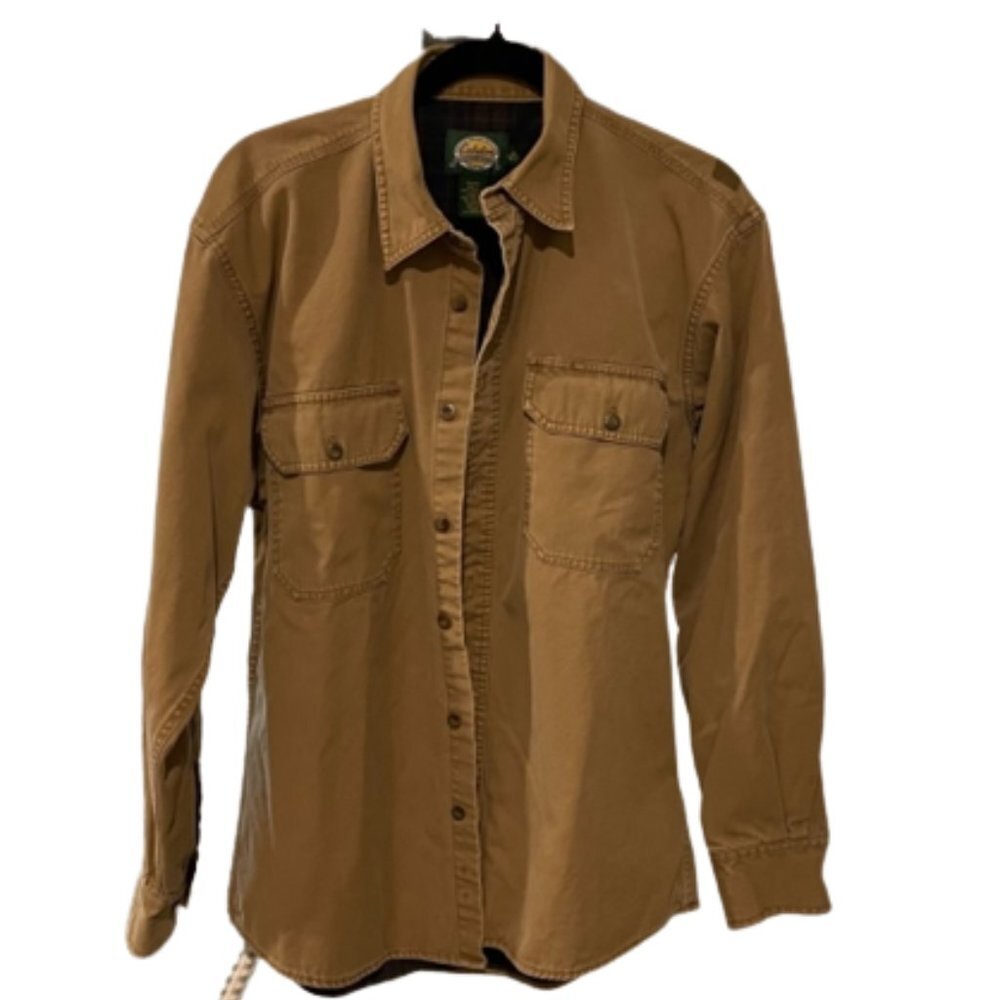 Cabela's Heavy Duty Button Up Shirt Size Medium